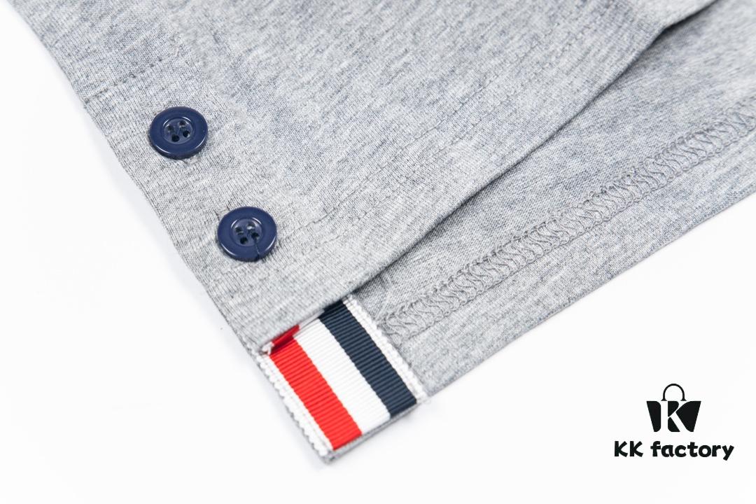 THOM BROWNE TB 24FW Sailboat Print Short Sleeve T-Shirt