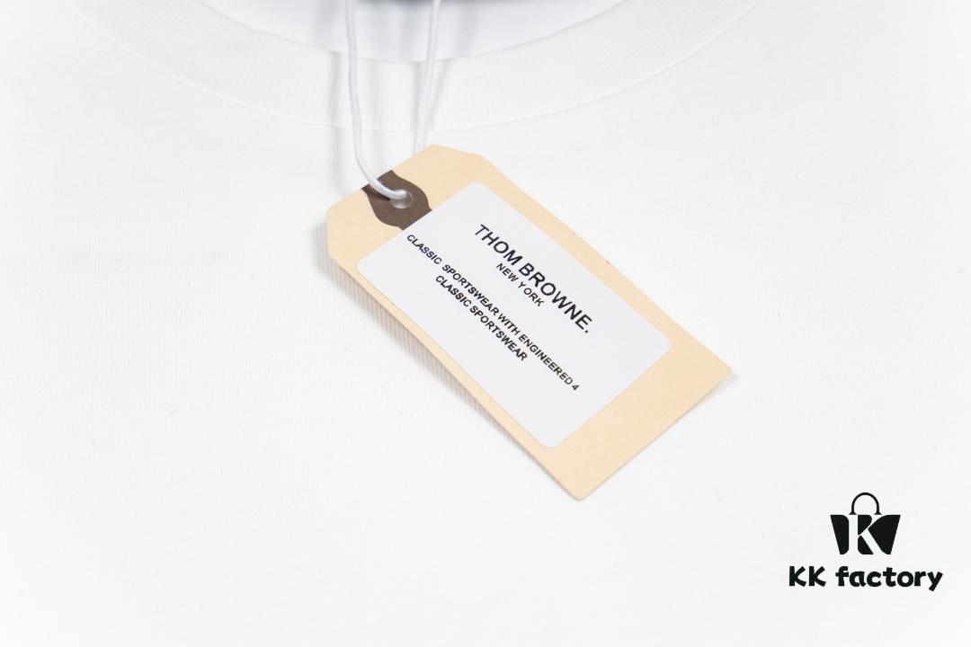 THOM BROWNE TB 24FW Sailing Print Short Sleeve T-Shirt