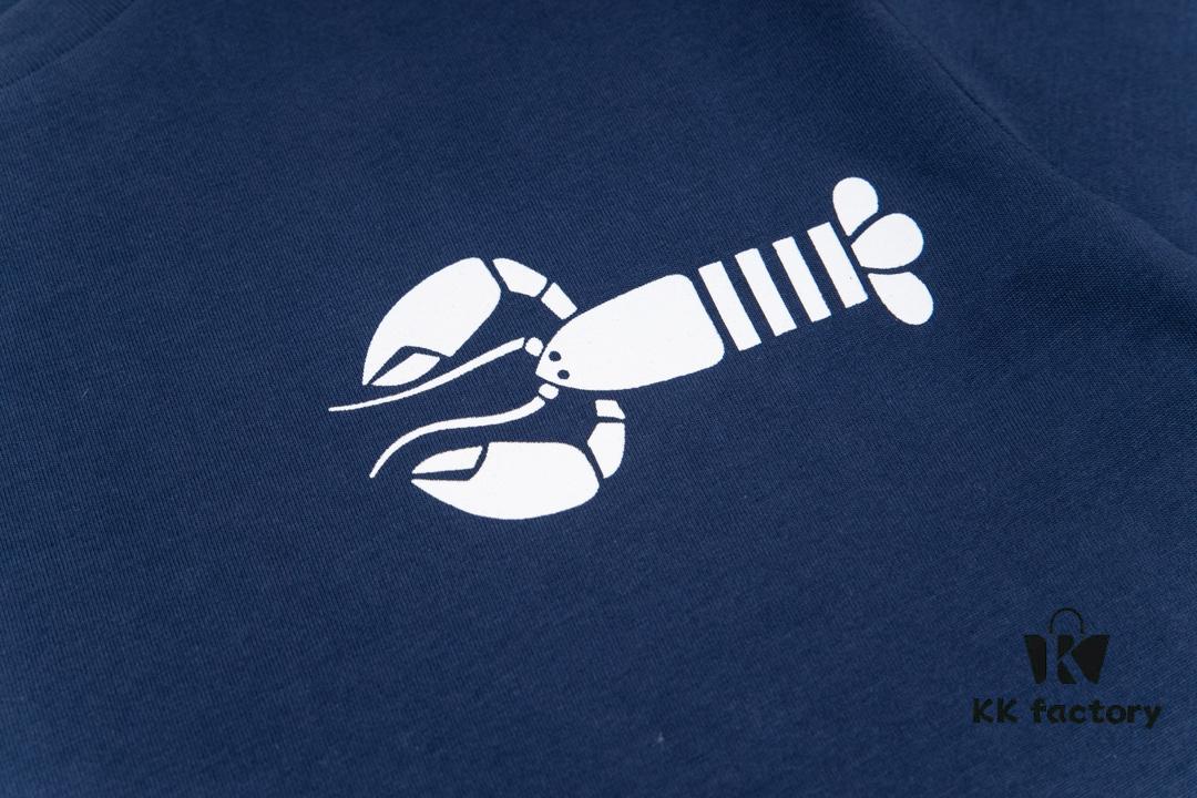 Thom Browne Lobster Print Short Sleeve T-Shirt Summer 2023 New Arrival