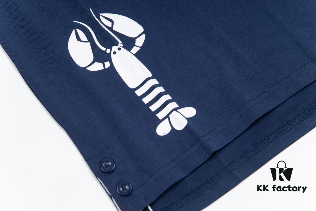 Thom Browne Lobster Print Short Sleeve T-Shirt Summer 2023 New Arrival