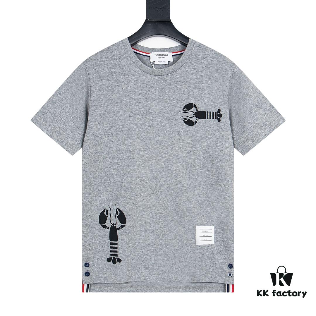 Thom Browne Lobster Print Short Sleeve T-Shirt Summer 2023 New Arrival