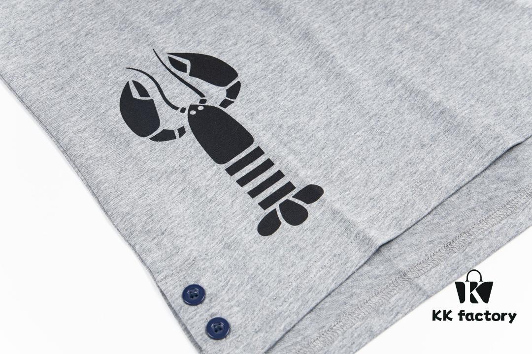 Thom Browne Lobster Print Short Sleeve T-Shirt Summer 2023 New Arrival