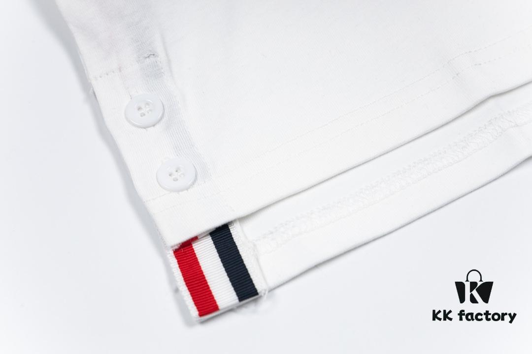 THOM BROWNE 24SS TB Ski Dog Short Sleeve T-Shirt Inspired by 1980s Retro Style