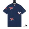 THOM BROWNE 24SS TB Skiing Puppy Short Sleeve T-Shirt Inspired by 1980s Retro Style