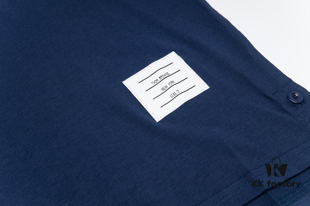 THOM BROWNE 24SS TB Skiing Puppy Short Sleeve T-Shirt Inspired by 1980s Retro Style