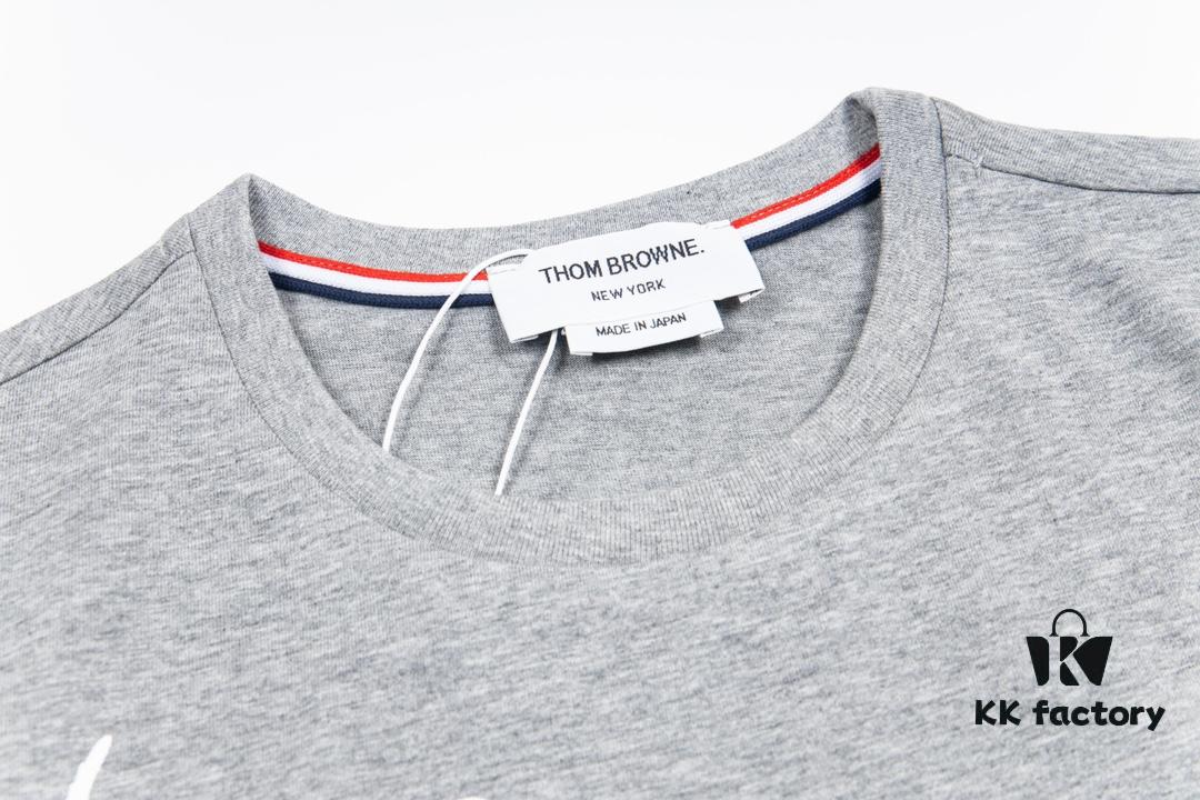 THOM BROWNE 24SS TB Skiing Puppy Short Sleeve T-Shirt