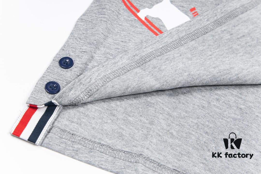 THOM BROWNE 24SS TB Skiing Puppy Short Sleeve T-Shirt