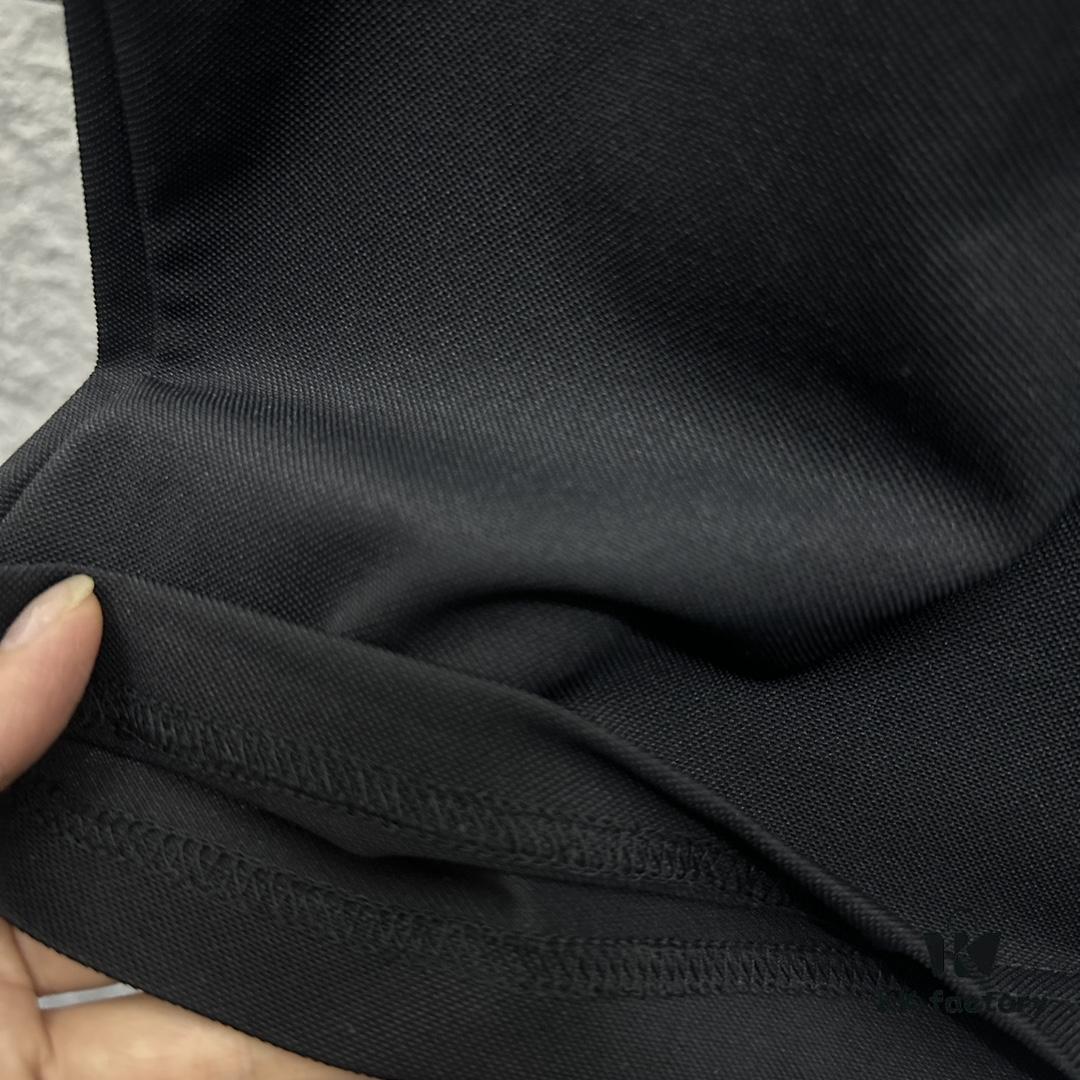 TB*Tom Short Sleeve Polo 2025 Spring/Summer New Arrival Minimalist Red White Blue Scarf Dog Embroidery Beaded Fabric Unisex Short Sleeve Polo Collar