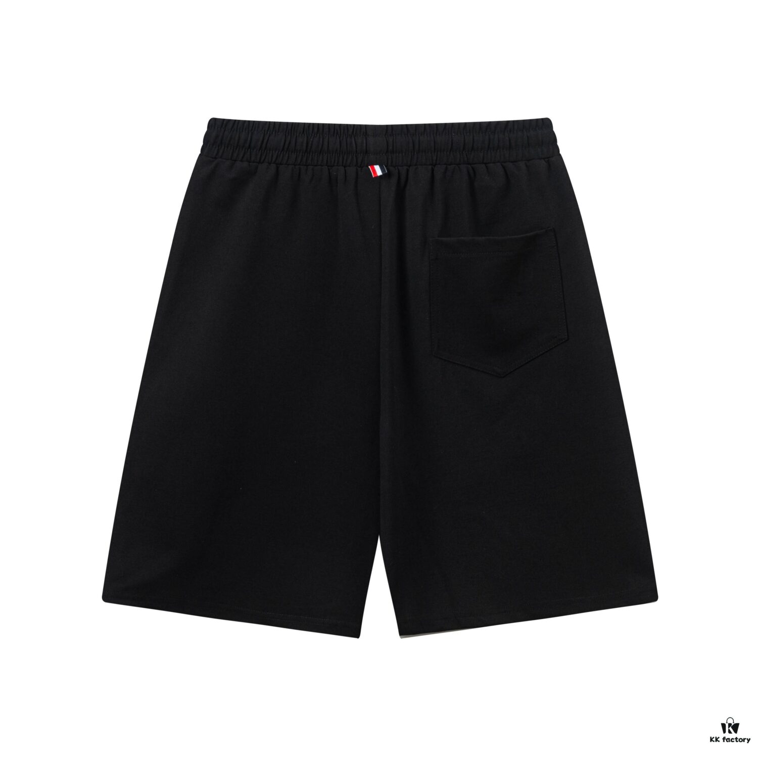 2025 TB New Knit Shorts, Custom Fabric, Classic Three-Color Stripe, Refined Craftsmanship, Streamlined Tailored Fit, Straight Stripe Panel Design, Premium Custom Metal Drawstring, Smooth and Comfortable to Wear, Breathable with Textured 3D Structure, Stylish Casual Wear