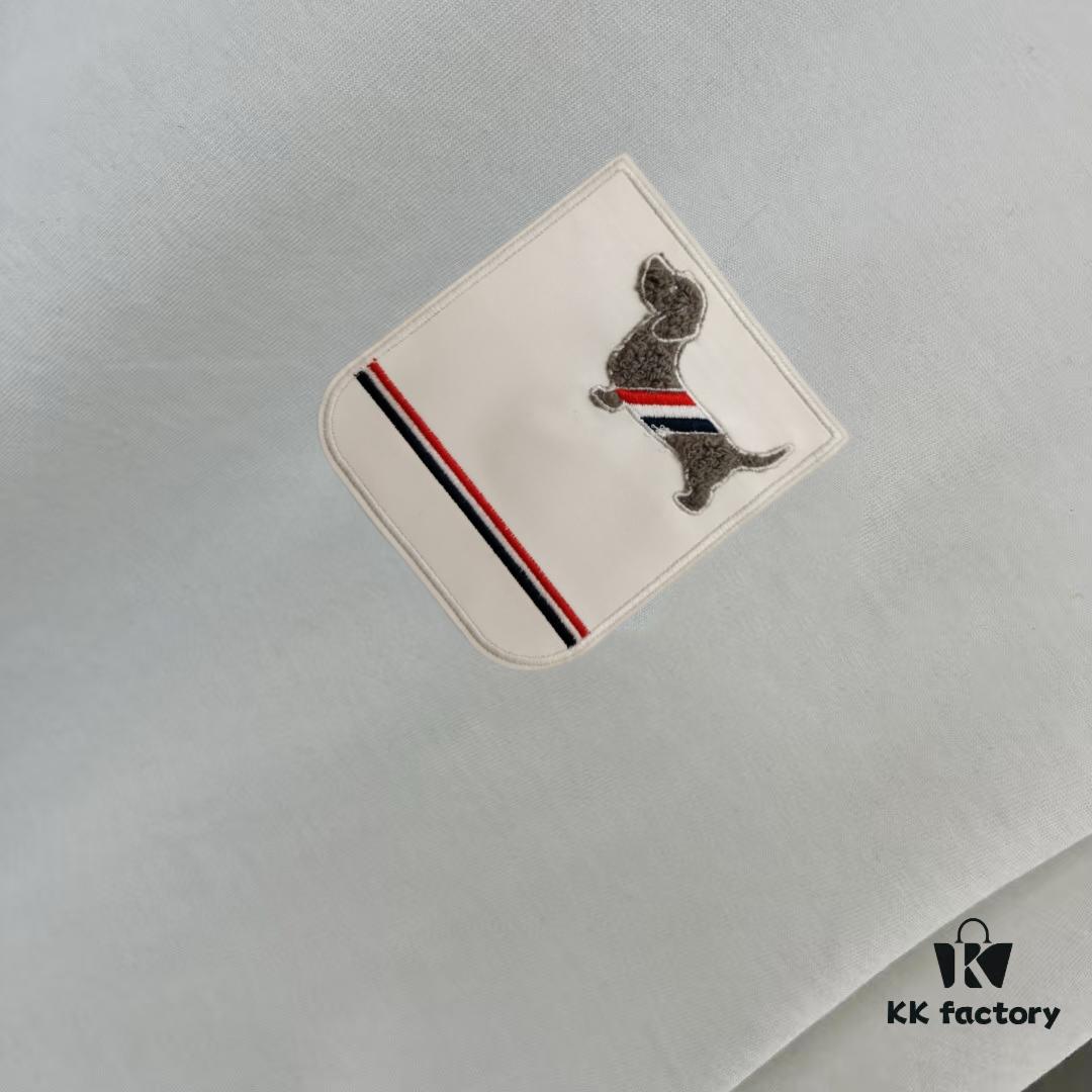 2025 Spring New Short Sleeve T-Shirt with Hand-Customized Logo on Chest