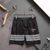 THOM BROWNE 2025 Spring and Summer New Arrival High-Quality Casual Quick-Dry Woven Pants, 3D Digital Printed Beach Shorts