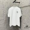 TB*Tommy* 2025 Spring Summer New Arrival Classic Rose Embroidery Short Sleeve T-Shirt Custom Double Gauze Plain Weave 100% Cotton 300 Fabric Unisex