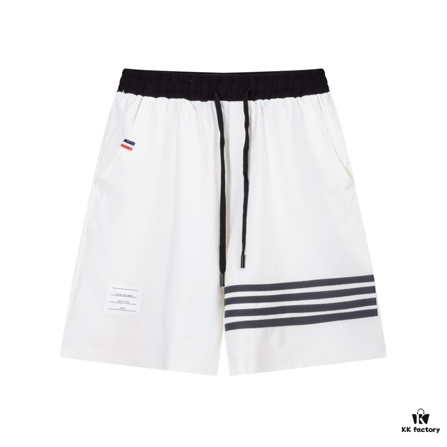 2024SS Thom Browne New Knit Shorts, Custom Fabric, Jacquard Knit Technique, Embroidered Logo, Streamlined Tailored Fit, Straight Striped Panel Design, Premium Metal Hardware Drawstring, Smooth and Comfortable Breathable Wear, Textured and Structured Look, Stylish Casual Wear