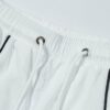 2025 TB New Quick-Dry Beach Shorts, Custom Fabric, Embroidered Logo, Slim Tailored Fit with Straight Stripe Panel Design