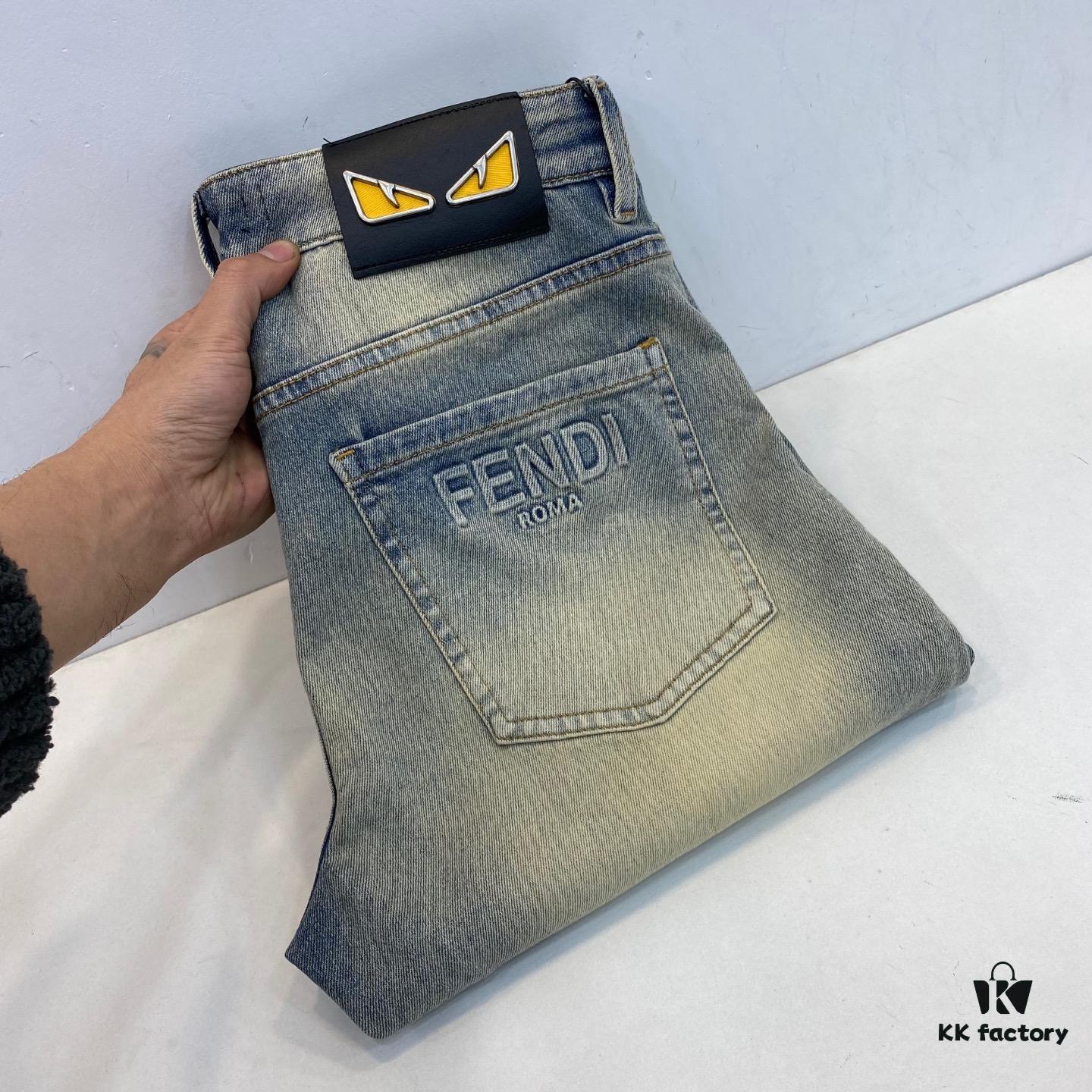 2025 Spring and Summer European Cabinet New Arrival Ultra A-Grade Purchased Level Overseas Trading Company Order Source, Top Original High-End Men's Custom Fashion Slim Straight Leg Jeans 528～28