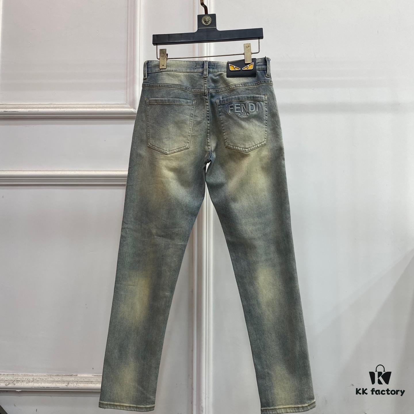 2025 Spring and Summer European Cabinet New Arrival Ultra A-Grade Purchased Level Overseas Trading Company Order Source, Top Original High-End Men's Custom Fashion Slim Straight Leg Jeans 528～28