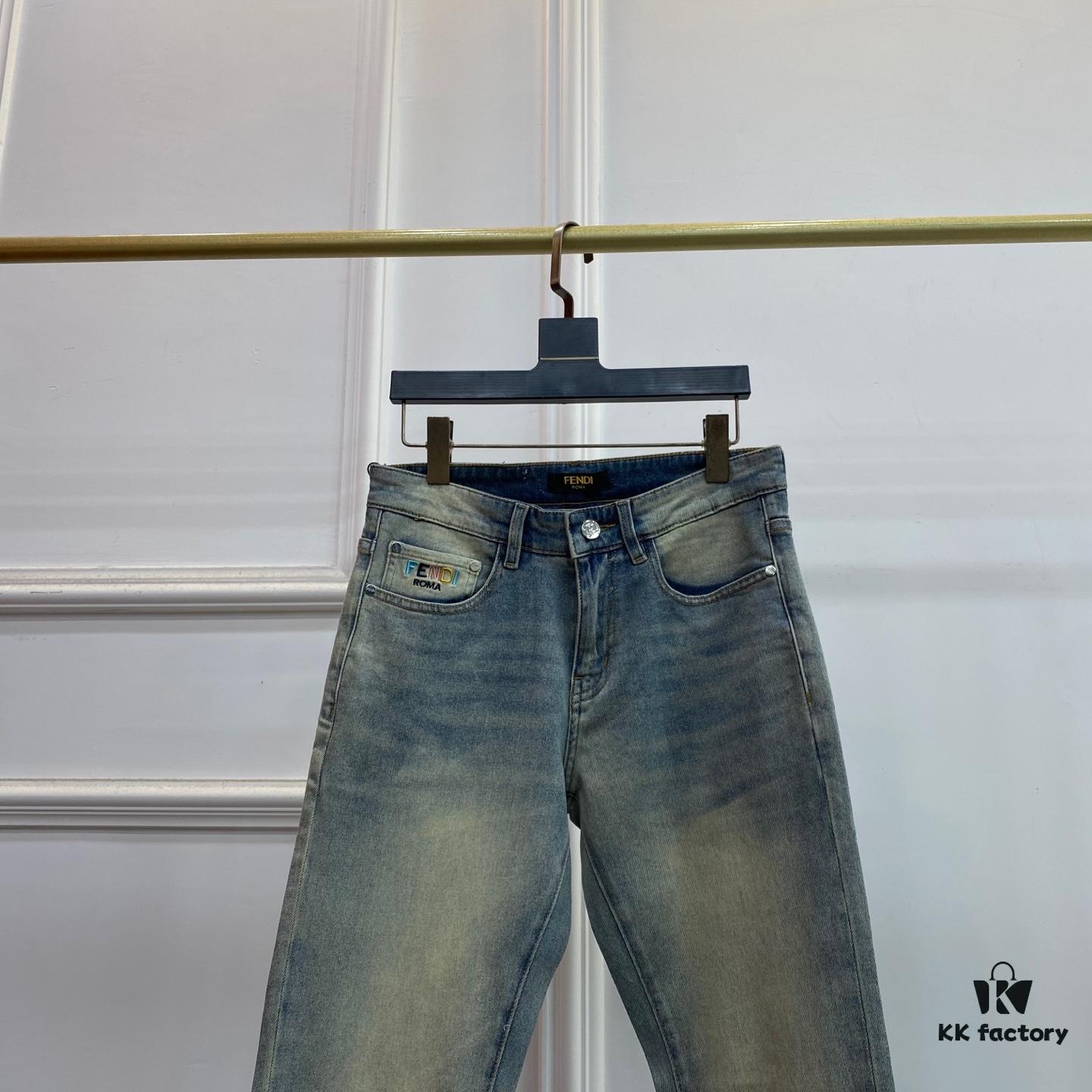 2025 Spring and Summer European Cabinet New Arrival Ultra A-Grade Purchased Level Overseas Trading Company Order Source, Top Original High-End Men's Custom Fashion Slim Straight Leg Jeans 528～28