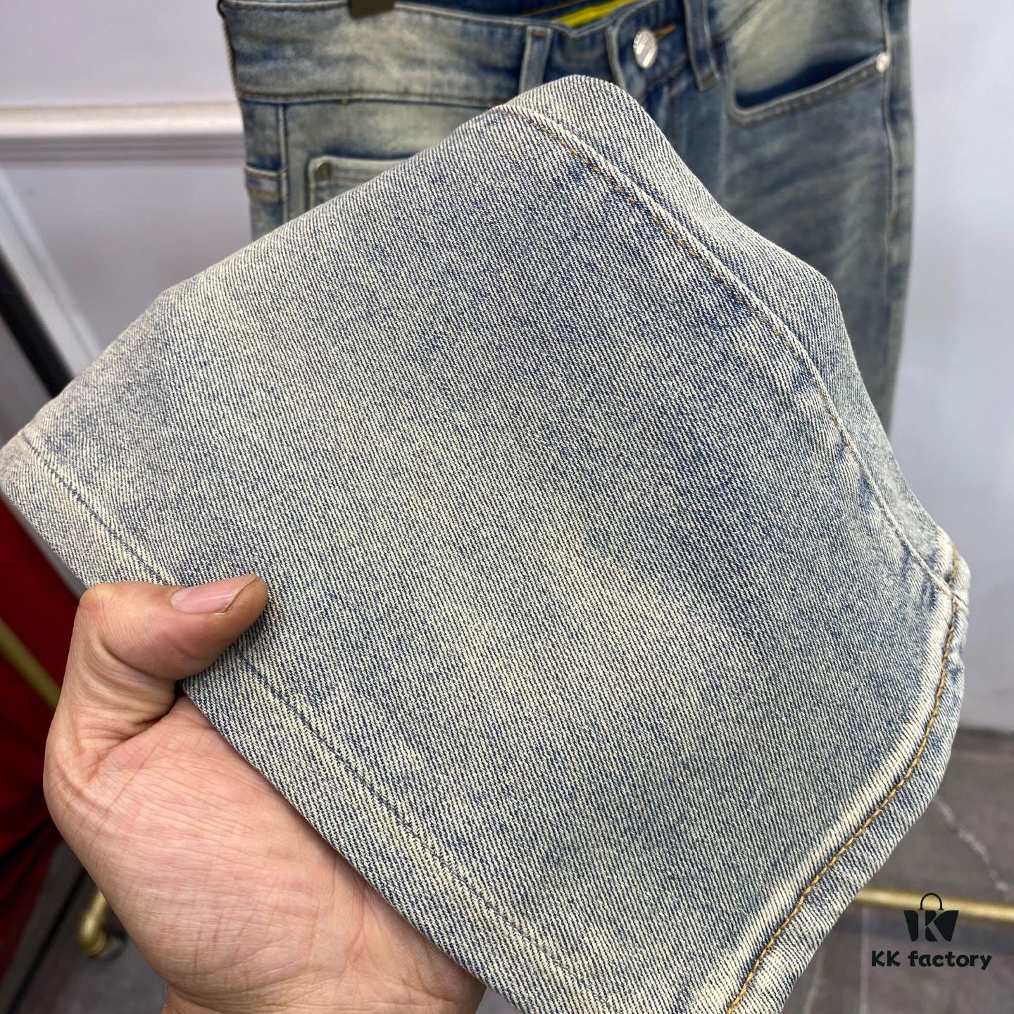 2025 Spring and Summer European Cabinet New Arrival Ultra A-Grade Purchased Level Overseas Trading Company Order Source, Top Original High-End Men's Custom Fashion Slim Straight Leg Jeans 528～28