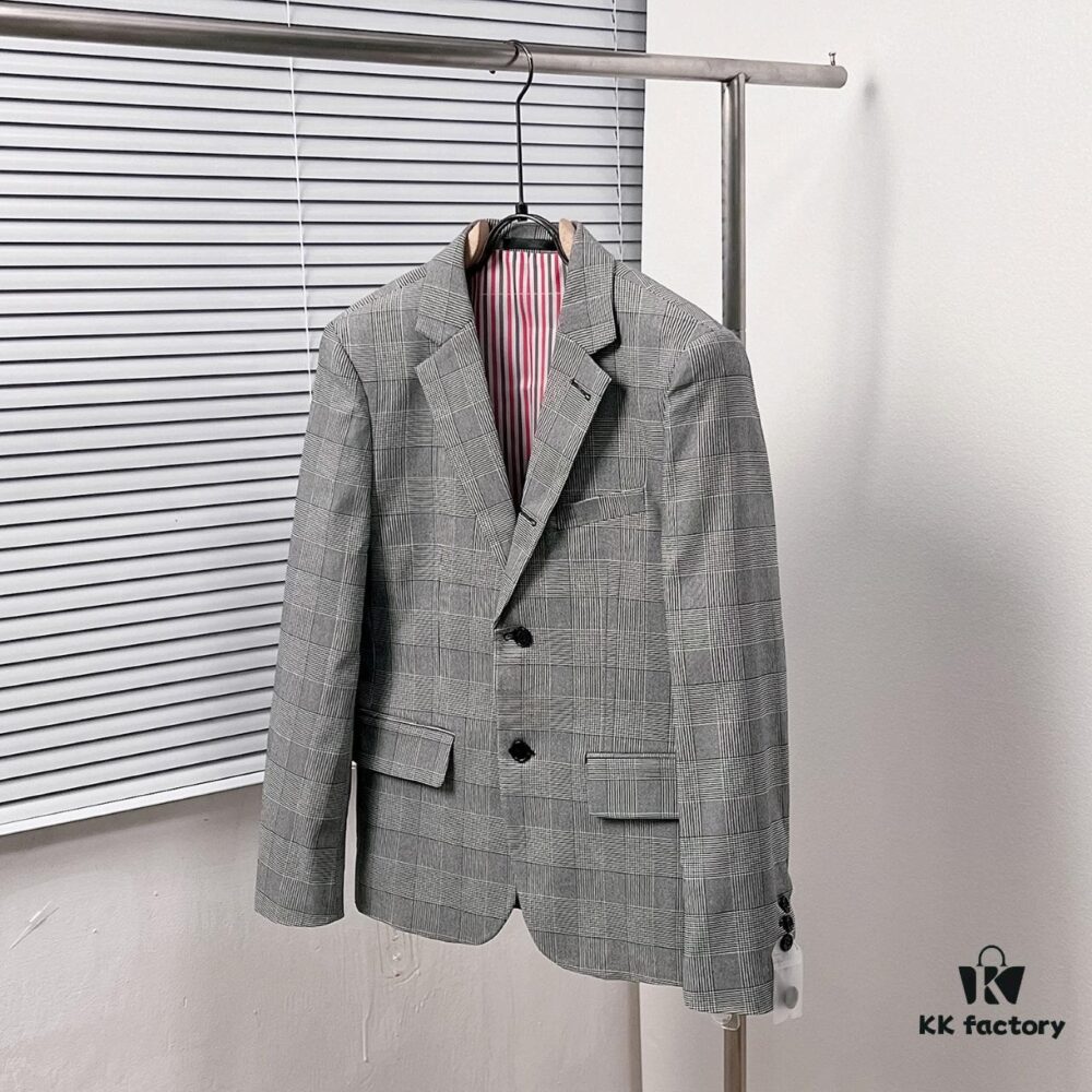 Thom Browne Classic Full-Print Business Plaid Suit