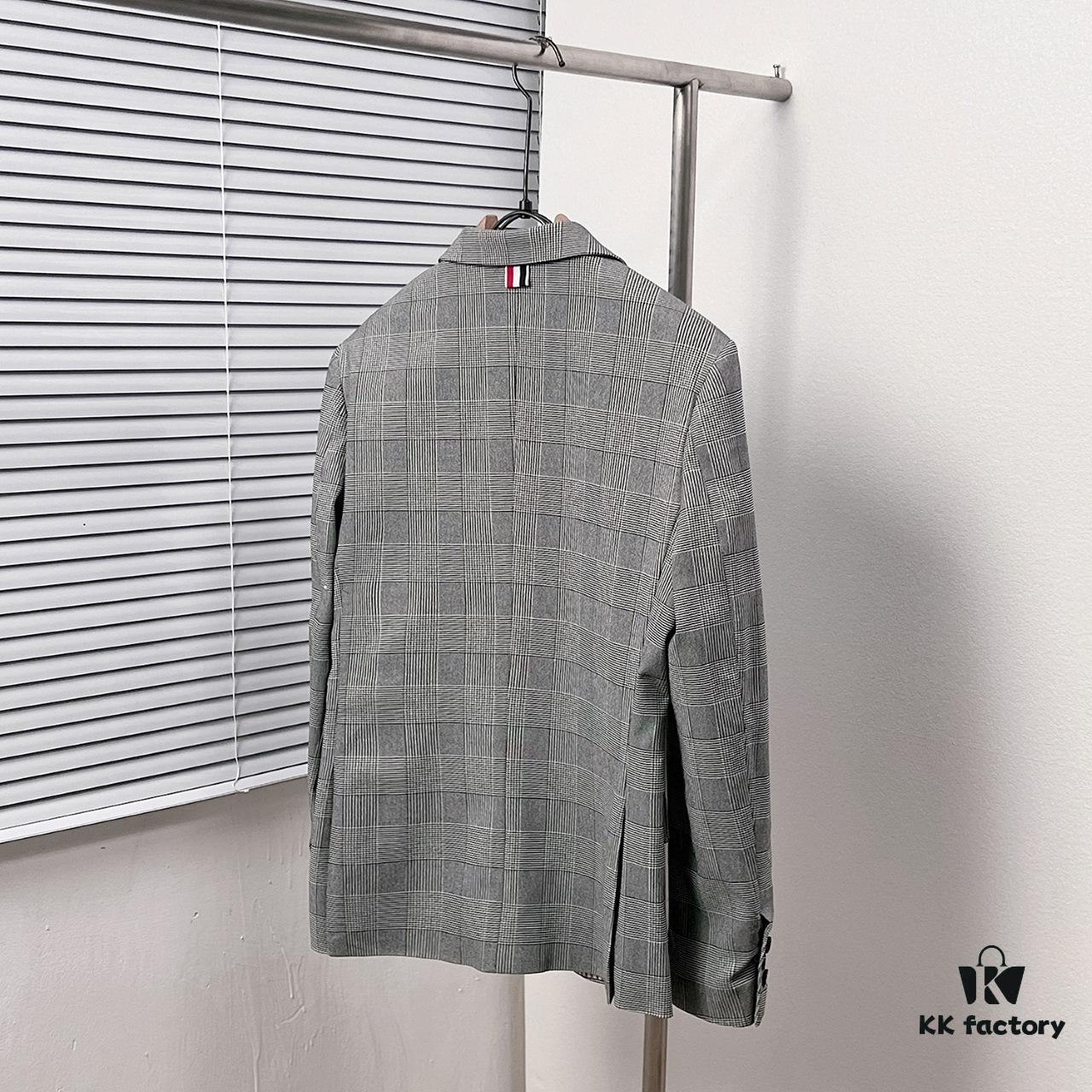 Thom Browne Classic Full-Print Business Plaid Suit