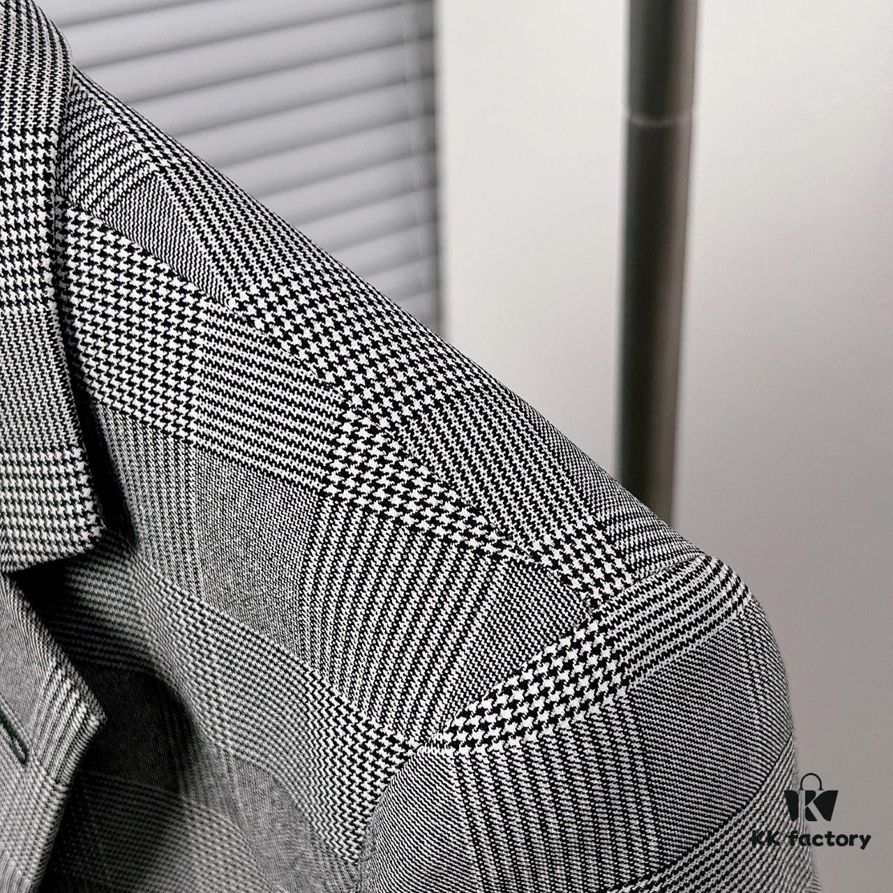 Thom Browne Classic Full-Print Business Plaid Suit