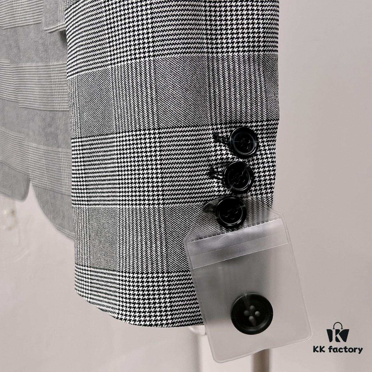 Thom Browne Classic Full-Print Business Plaid Suit