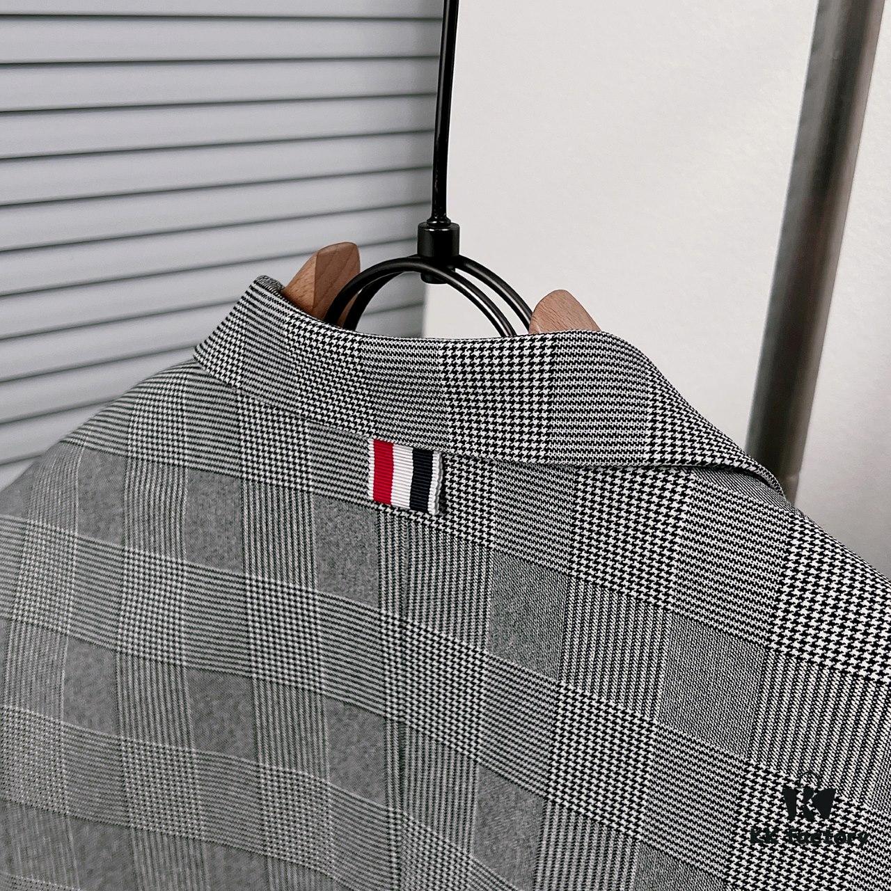 Thom Browne Classic Full-Print Business Plaid Suit