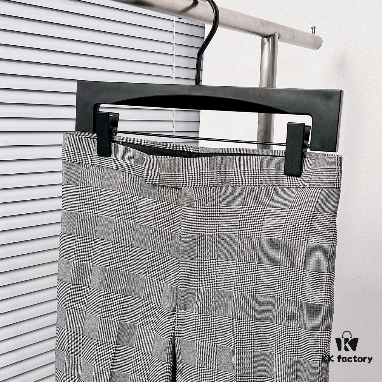 Thom Browne Classic Business Plaid Dress Trousers