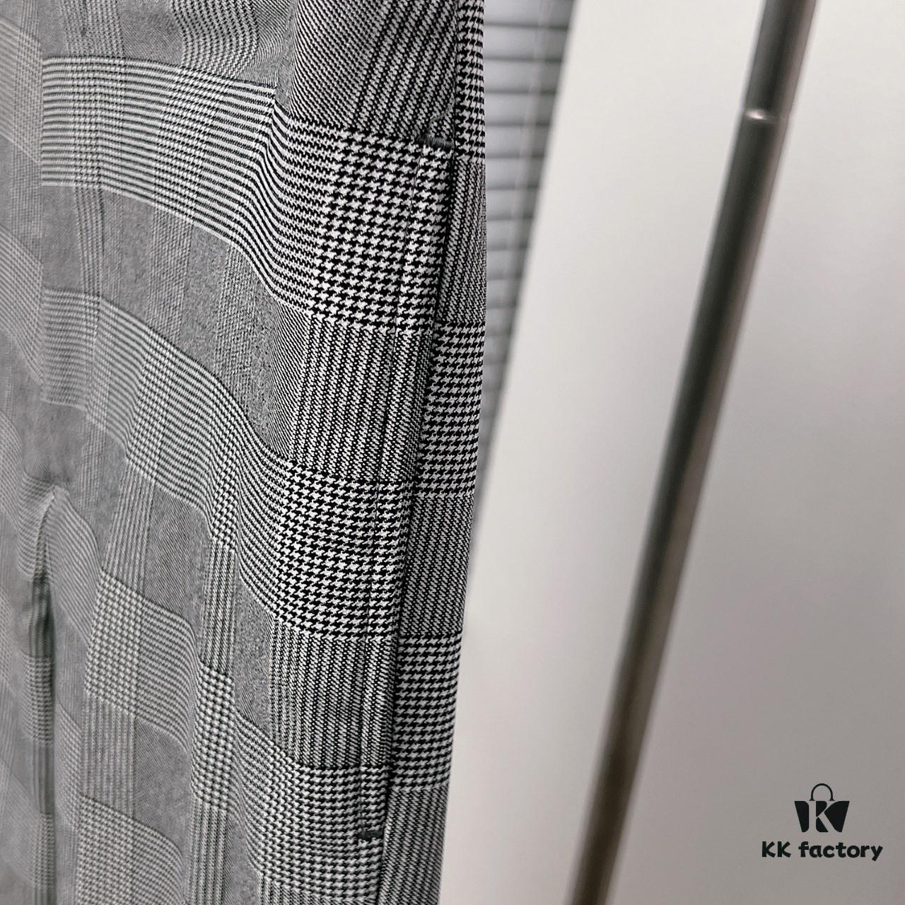 Thom Browne Classic Business Plaid Dress Trousers