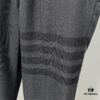 Thom Browne / Grey Classic Four-Stripe Suit Trousers