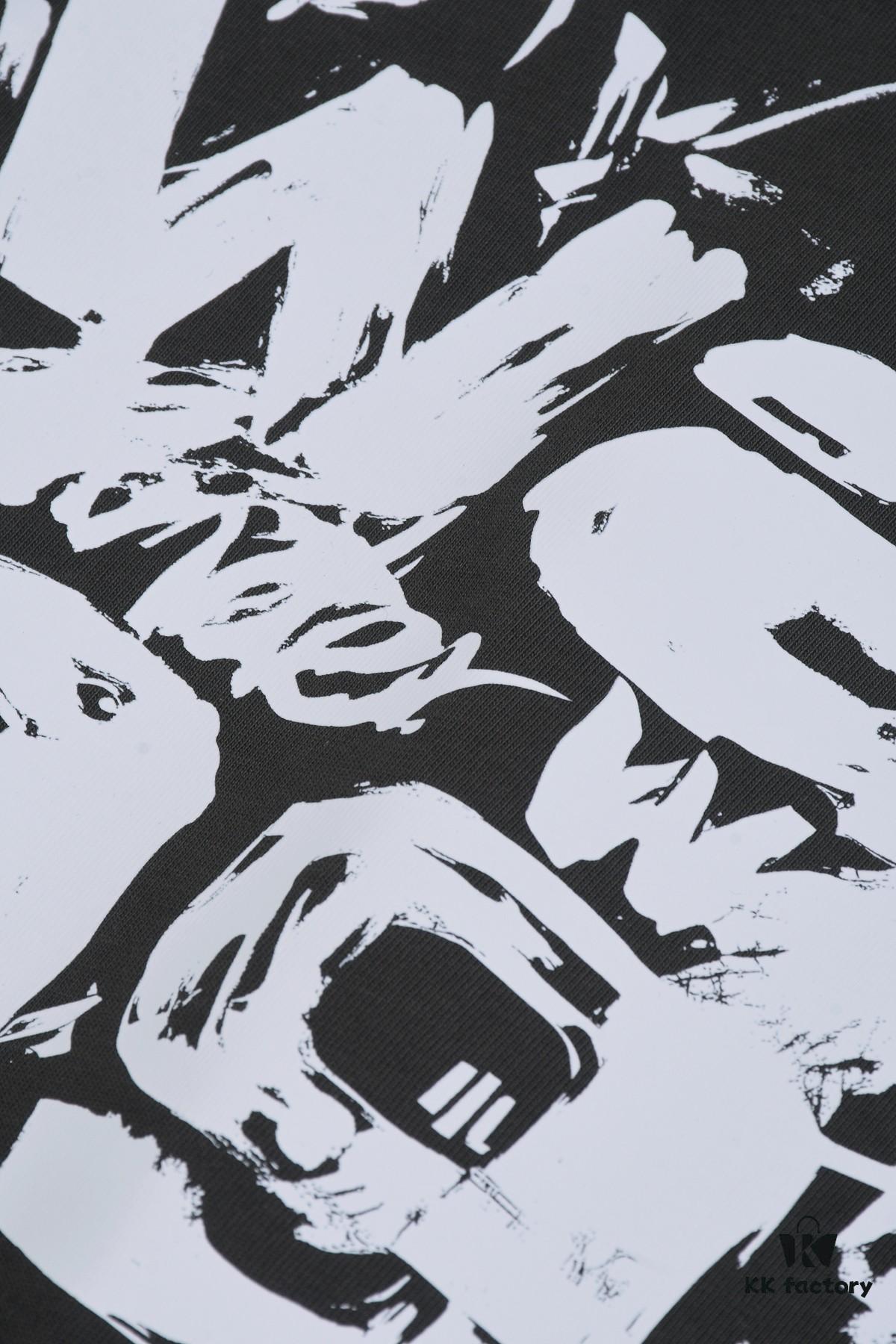 New Arrival 25S King Print T-Shirt, Pre-washed Cotton Fabric, Soft and Comfortable, Unisex Loose Fit