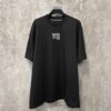 Alexander Wang 2024 FW Autumn/Winter Heavyweight 380g Short Sleeve T-Shirt with New York Flag Embossed Print