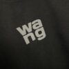 Alexander Wang 2024 FW Autumn/Winter Heavyweight 380g Short Sleeve T-Shirt with New York Flag Embossed Print