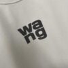 Alexander Wang 2024FW Fall/Winter Heavyweight 380g Short Sleeve T-Shirt with New York Flag Raised Print