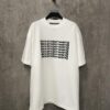 Alexander Wang 2024 FW Pre-Spring Heavyweight 380g Short Sleeve T-Shirt with Raised Puff Print