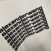 Alexander Wang 2024 FW Pre-Spring Heavyweight 380g Short Sleeve T-Shirt with Raised Puff Print