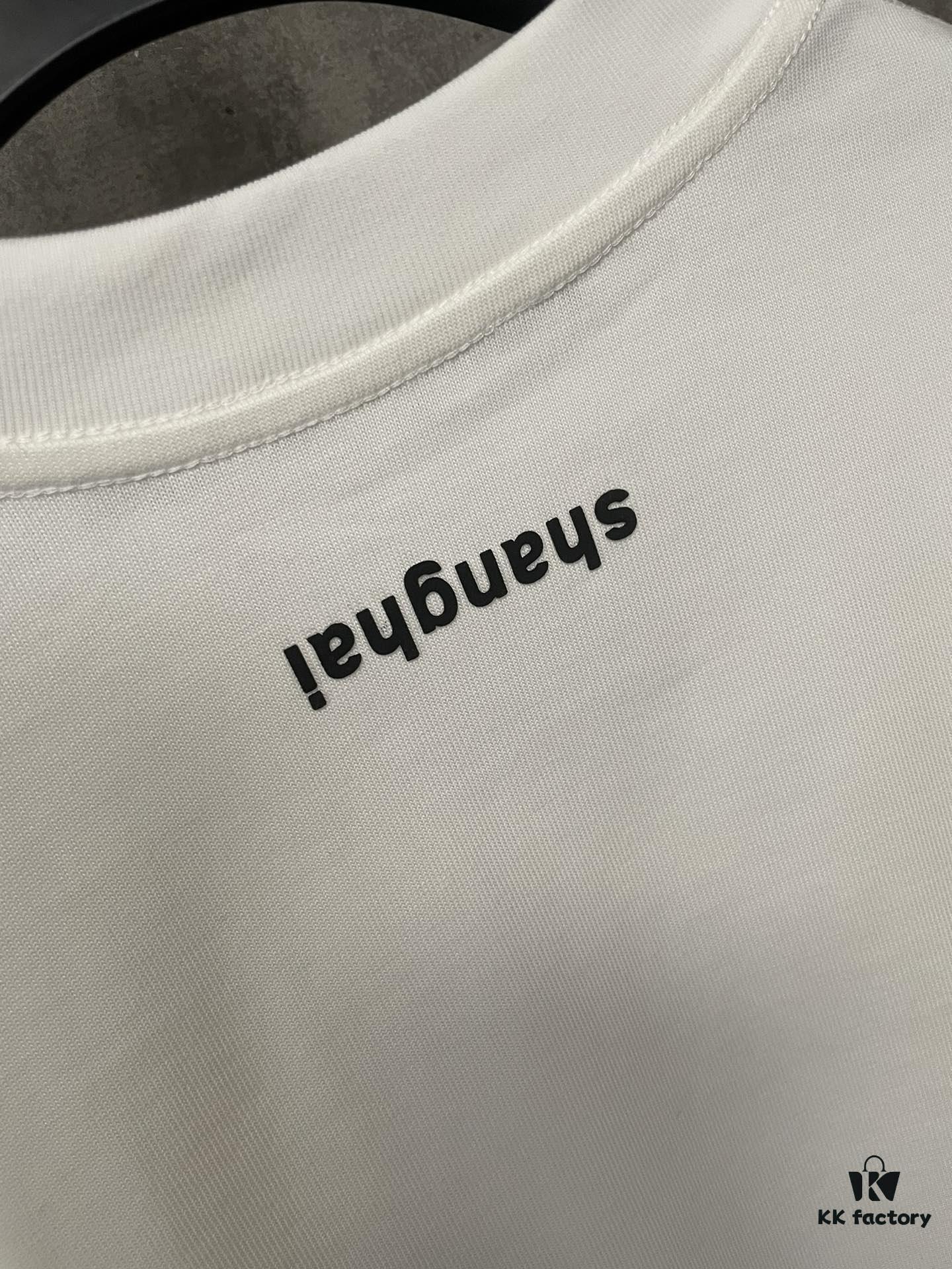 Alexander Wang 2024 FW Pre-Spring Heavyweight 380g Short Sleeve T-Shirt with Raised Puff Print