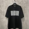 Alexander Wang 2024 FW Pre-Spring Heavyweight 380g Short Sleeve T-Shirt with Raised Puff Print