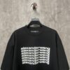 Alexander Wang 2024 FW Pre-Spring Heavyweight 380g Short Sleeve T-Shirt with Raised Puff Print