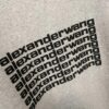 Alexander Wang 2024 FW Pre-Spring Heavyweight 380g Short Sleeve T-Shirt with Raised Puff Print