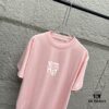 Alexander Wang 2025 Spring/Summer New Arrival Classic WANG Front and Back Letter Print Custom Double Gauze Plain Cotton Short Sleeve T-Shirt Unisex