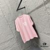 Alexander Wang 2025 Spring/Summer New Arrival Classic WANG Front and Back Letter Print Custom Double Gauze Plain Cotton Short Sleeve T-Shirt Unisex