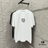 Alexander Wang 2025 Spring/Summer New Arrival Classic WANG Front and Back Letter Print Custom Dual Gauze Plain Cotton Short Sleeve T-Shirt Unisex