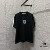Alexander Wang 2025 Spring/Summer New Arrival Classic WANG Front and Back Letter Print Custom Double Gauze Plain Cotton Short Sleeve T-Shirt Unisex