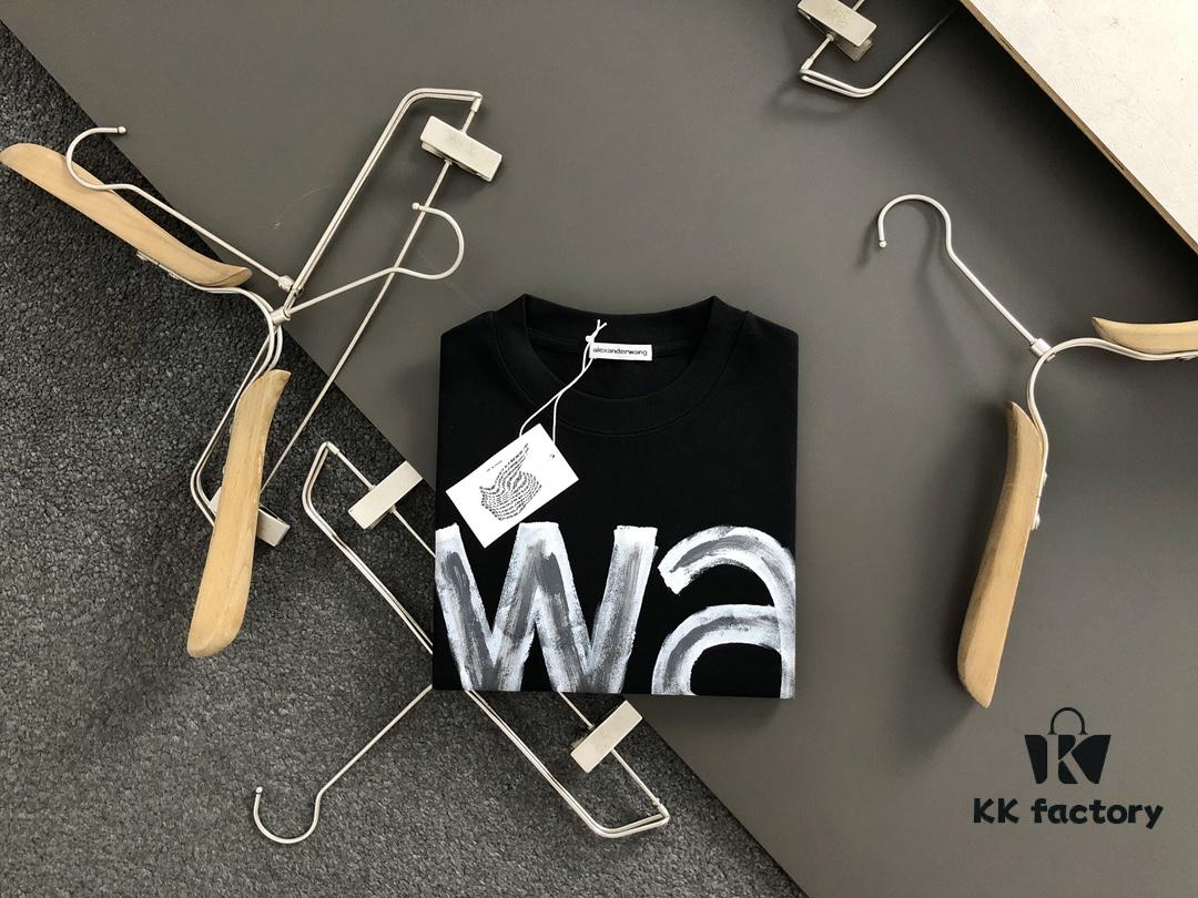 Alexander Wang 25SS Summer New Arrival Crew Neck Short Sleeve T-Shirt