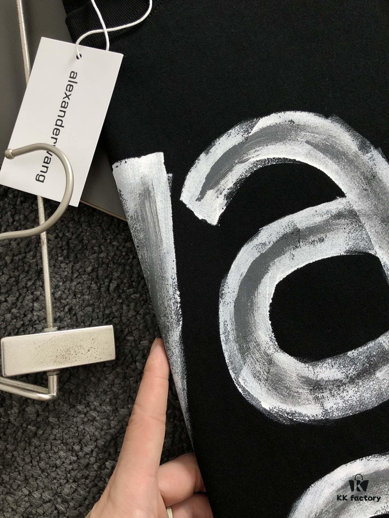 Alexander Wang 25SS Summer New Arrival Crew Neck Short Sleeve T-Shirt