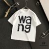 Alexander Wang 25SS Summer New Arrival Crew Neck Short Sleeve T-Shirt