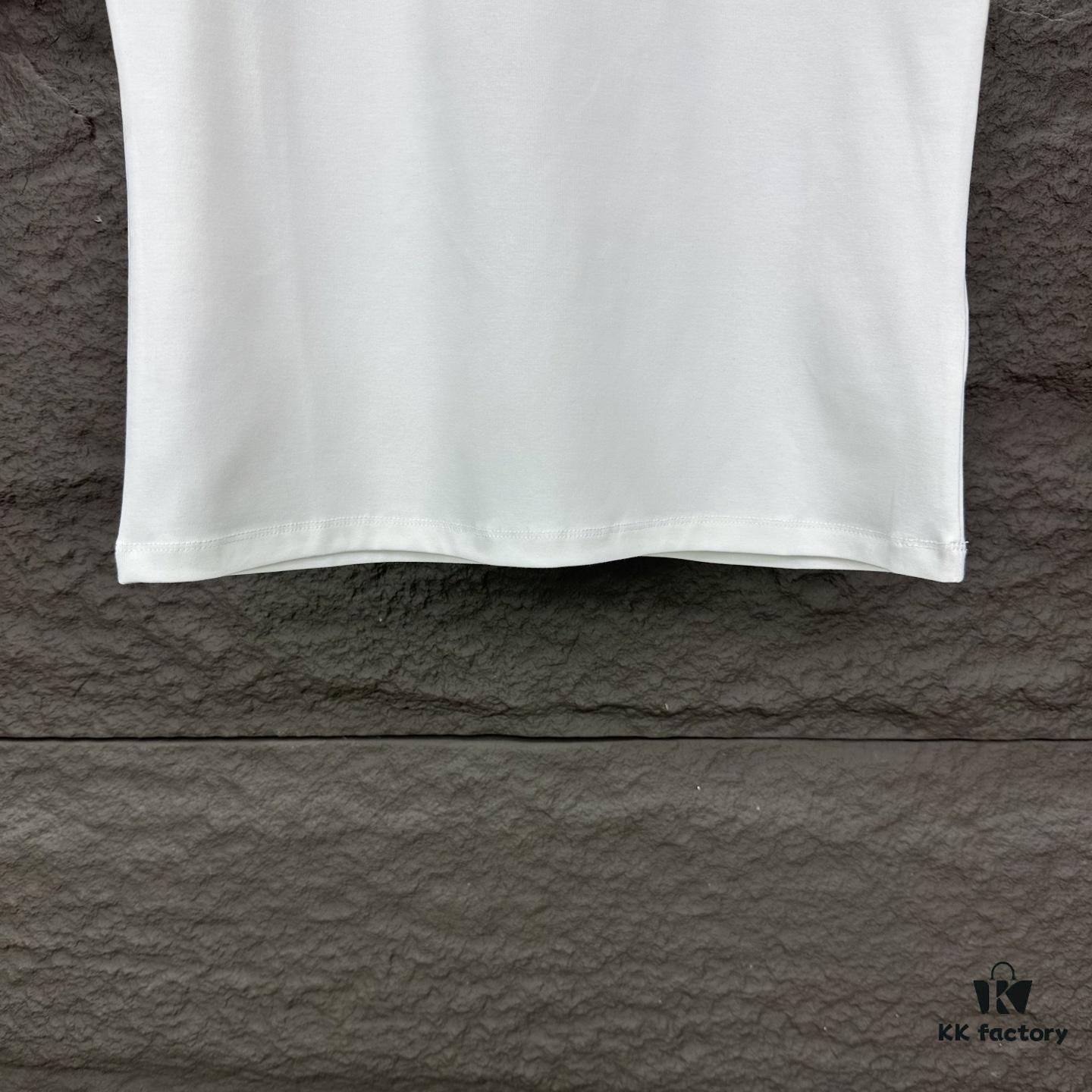 Alexander Wang 2025 New Women's Short Sleeve T-Shirt with Letter Logo - Premium Version