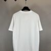 Alexander Wang 2025 FW Pre-Spring 3D Logo Letter Barrage Appliqué Short Sleeve T-Shirt / Heavyweight Cotton Washed