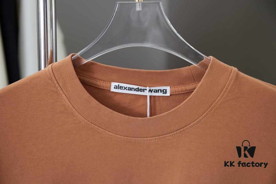 Alexarde*wang 25SS Early Spring New Arrival 3D Wa Jiao Gradient Print Short Sleeve T-Shirt